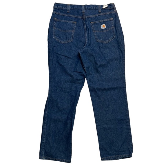 NEW CARHARTT Relaxed Fit 5 Pocket Jeans Denim Size 34X30 - Picture 5 of 8